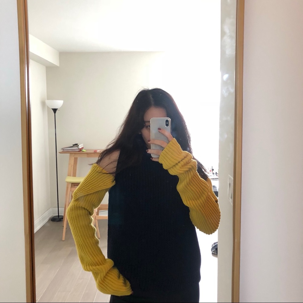 Calvin Klein 205W309NYC colorblock sweatet - Picture 2 of 2